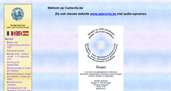 Desktop Screenshot of cantavita.be